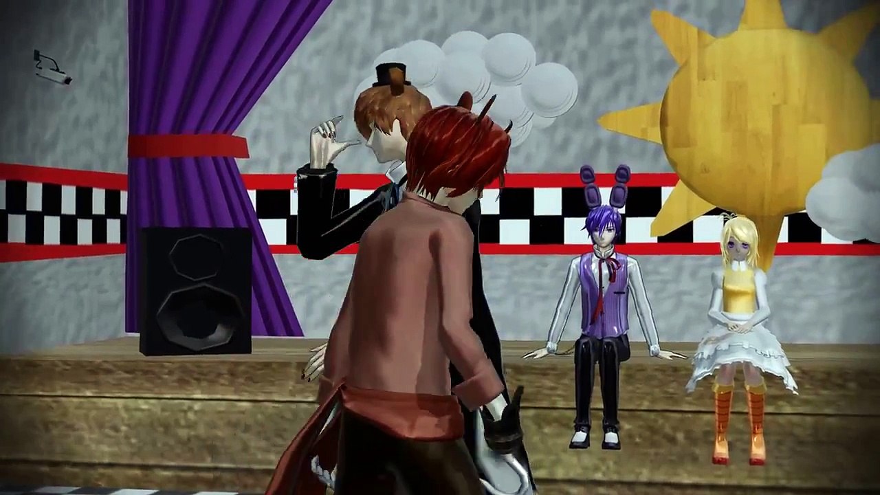 [MMD FNAF] Freddy And Foxy- AngelFish
