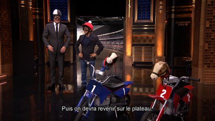 Course de mini cross: Jimmy Fallon vs Victor Espinoza (champion d'équitation) - Tonight Show du 9/06 sur MCM !