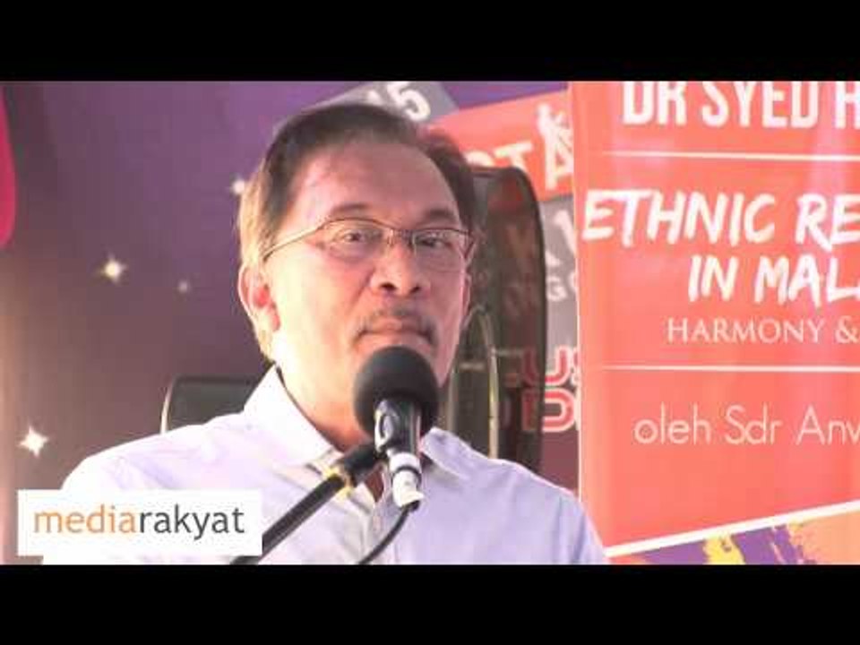 Anwar Ibrahim: You Can't Be A Moderate If You Condone Corruption & Racism