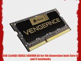 Corsair Vengeance 8GB (2X4GB) DDR3 1866MHz (PC3 15000 ) Laptop Memory (CMSX8GX3M2B1866C10)