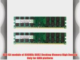 Hafeez Center DDR2 800MHz 8GB (2 X 4GB) PC2-6400 PC2-6300 240Pin DIMM for AMD Platform Desktop