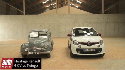 2015 Héritage Renault : la 4 CV (1946) face à la Twingo (2014) - AutoMoto
