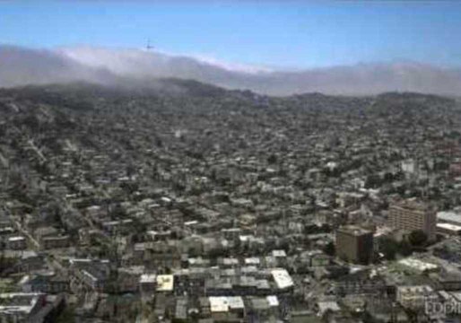 Timelapse Shows Fog Descending Over Twin Peaks