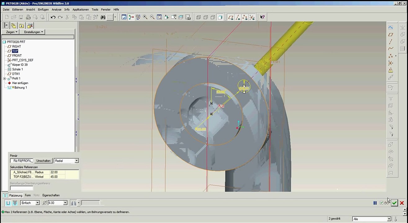 CAD-II Fachhochschule FH Dortmund FB5 Maschinenbau ProE Kruemmer