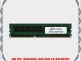 HP 8GB PC3-12800 DDR3-1600 2Rx8 ECC DIMM (HP PN# 669324-B21)