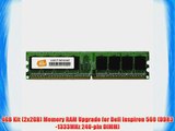 4GB Kit (2x2GB) Memory RAM Upgrade for Dell Inspiron 560 (DDR3-1333MHz 240-pin DIMM)