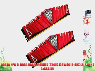 ADATA XPG Z1 DDR4 DRAM MODULE (AX4U2133W8G15-QRZ) 2133MHZ 4x8GB Kit