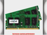 Crucial 4GB Kit (2x2GB) DDR3 1600 MT/s PC3-12800 CL11 SODIMM 204-Pin Notebook Memory CT2KIT25664BF160B/CT2CP25664BF160B