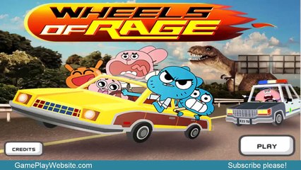 The Amazing World of Gumball Games from Cartoon Network   Wheels of Rage Online Game
