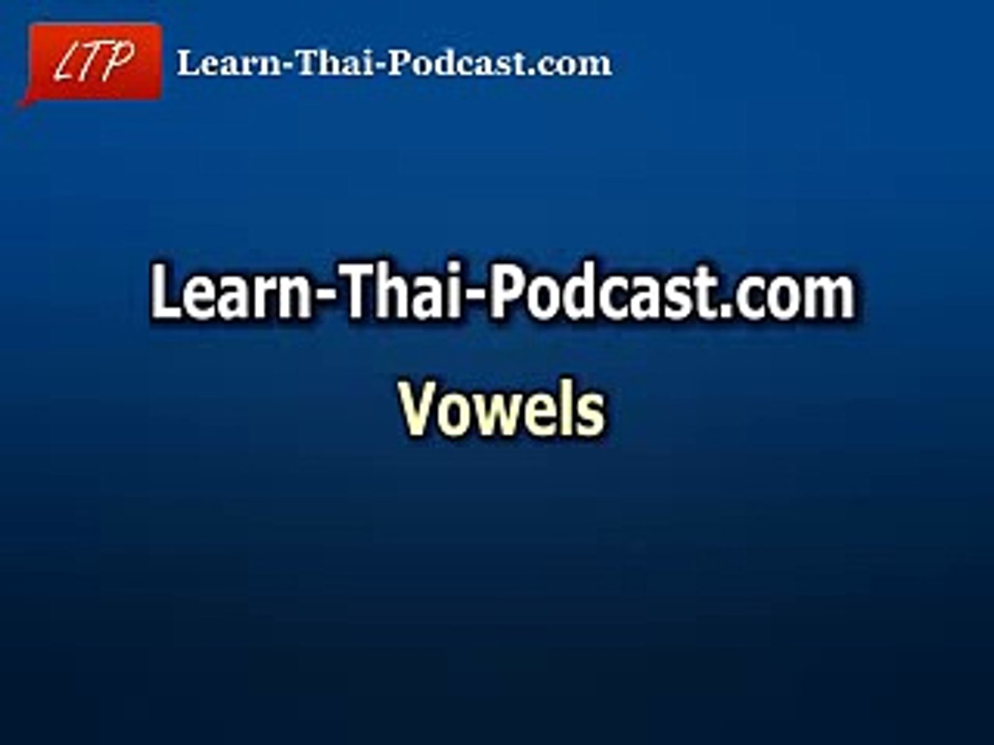 ⁣Learn Thai Language Lesson: Thai Vowels