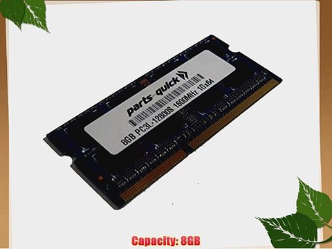 8GB Memory Upgrade for Dell Precision Mobile Workstation M4800 DDR3L 1600MHz PC3L-12800 SODIMM