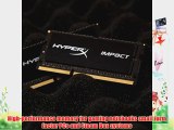 Kingston HyperX Impact Black 8GB Kit (2x4GB) 2133MHz DDR3L CL11 SODIMM 1.35V Notebook Memory