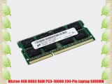 Micron 4GB DDR3 RAM PC3-10600 204-Pin Laptop SODIMM