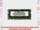 4GB [2x2GB] DDR2-667 (PC2-5300) RAM Memory Upgrade Kit for the Compaq HP Presario CQ60 Series