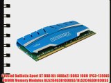 Crucial Ballistix Sport XT 8GB Kit (4GBx2) DDR3 1600 (PC3-12800) UDIMM Memory Modules BLS2K4G3D169DS3/BLS2C4G3D169DS3