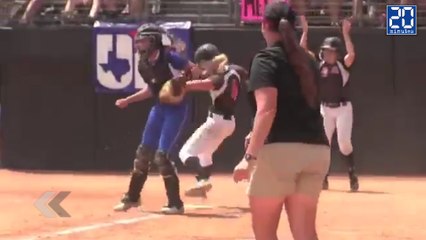 Elle joue des coudes pour gagner un match de Baseball - Le Rewind du Vendredi 12 juin 2015