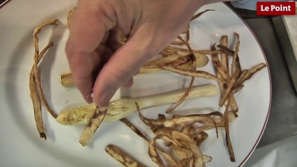Les asperges en tempura d'Alain Passard