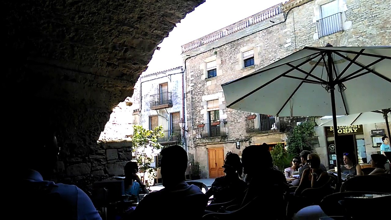Small town in Costa Brava Spain