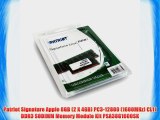 Patriot Signature Apple 8GB (2 X 4GB) PC3-12800 (1600MHz) CL11 DDR3 SODIMM Memory Module Kit