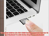 Transcend JetDrive Lite 350 128GB Storage Expansion Card for 15-Inch MacBook Pro with Retina