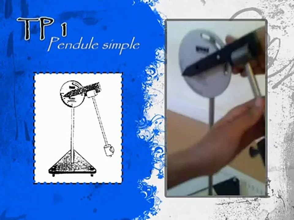 CP1 ENSA M - TP1 Mecanique : Pendule simple