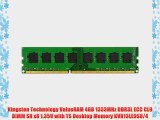 Kingston Technology ValueRAM 4GB 1333MHz DDR3L ECC CL9 DIMM SR x8 1.35V with TS Desktop Memory