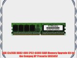 4GB [2x2GB] DDR2-800 (PC2-6400) RAM Memory Upgrade Kit for the Compaq HP Presario SR5505F