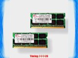G.SKILL 4GB (2 x 2GB) 204-Pin DDR3 SO-DIMM DDR3 1066 (PC3 8500) Dual Channel Kit Laptop Memory