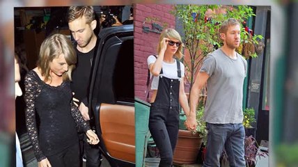 Taylor Swift muy alegre luego de compartir imagen en Instagram con su novio Calvin Harris