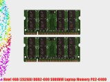 New! 4GB (2X2GB) DDR2-800 SODIMM Laptop Memory PC2-6400