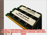 1GB Kit 2 X 512MB DRAM Memory for Cisco Router 3825 Cisco Router 3845. Equivalent to MEM3800-256U1024D.