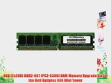 4GB [2x2GB] DDR2-667 (PC2-5300) RAM Memory Upgrade Kit for the Dell Optiplex 330 Mini Tower