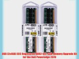 8GB [2x4GB] ECC Registered DDR2-667 RAM Memory Upgrade Kit for the Dell Poweredge 2970 (Genuine