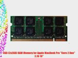 4GB (2x2GB) RAM Memory for Apple MacBook Pro Core 2 Duo 2.16 15