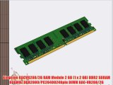 Kingston KACVR208/2G RAM Module 2 GB (1 x 2 GB) DDR2 SDRAM 800MHz DDR2800/PC26400240pin DIMM