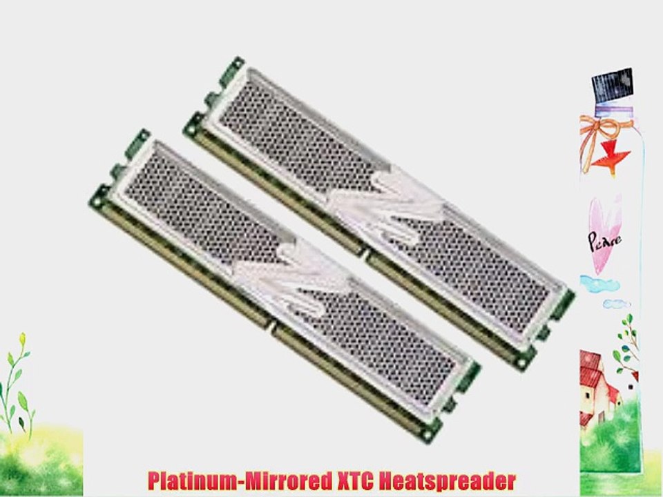OCZ OCZ2P10664GK DDR2 PC2-8500 1066 MHz Platinum Series 4 GB Dual Channel Memory Kit