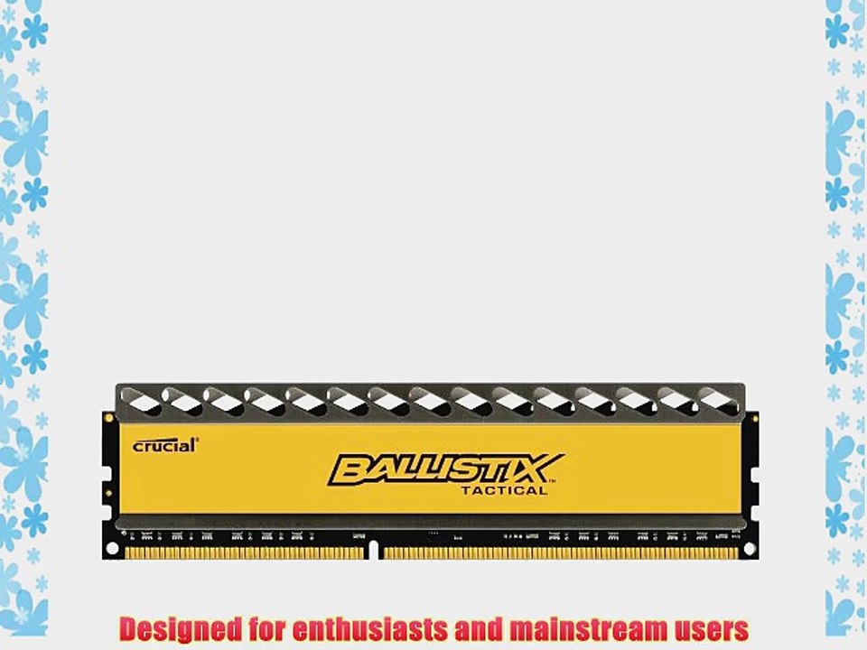 Crucial Ballistix Tactical 16GB Kit (4GBx4) DDR3 1600 (PC3-12800) UDIMM MEMORY BLT4KIT4G3D1608DT1TX0