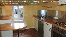 A vendre - maison - BELLEVILLE (69220) - 6 pièces - 135m²