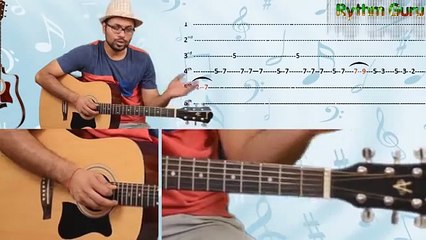 Challa - jab tak hai jaan - Rabbi Shergill - Easy Guitar Lesson For Beginners