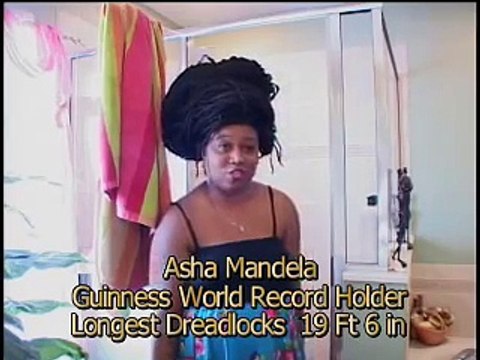 world's longest dreadlocks hair wash video