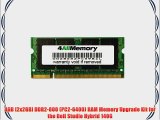 4GB [2x2GB] DDR2-800 (PC2-6400) RAM Memory Upgrade Kit for the Dell Studio Hybrid 140G
