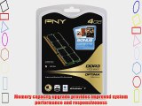 PNY Optima 4 GB PC3-8500 1066MHz DDR3 Notebook SODIMM Memory MN4096SD3-1066