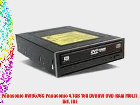 Panasonic SW9576C Panasonic 4.7GB 16X DVDRW DVD-RAM MULTI INT. IDE