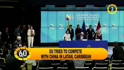 In 60 Seconds: EU tries to compete with China in Latin America