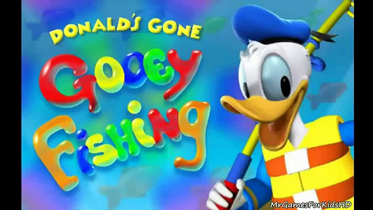 Donald's Gone Gooey Fishing Game for Children English Mickey Mouse Clubhouse