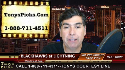 Tampa Bay Lightning vs. Chicago Blackhawks Game 5 Odds Free Pick Prediction Playoff Preview 6-13-2015