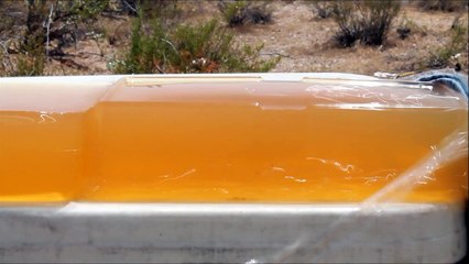 .357 mag gel test: Underwood 158 gr Hex plated