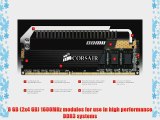 Corsair Dominator Platinum 8GB (2x4GB)  DDR3 1600 MHz (PC3 12800) Desktop Memory (CMD8GX3M2A1600C8)