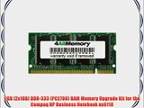 2GB [2x1GB] DDR-333 (PC2700) RAM Memory Upgrade Kit for the Compaq HP Business Notebook nx6110
