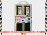 Komputerbay 4GB 2x 2GB DDR2 PC2 6400 800Mhz 240 Pin DIMM 4 GB KIT